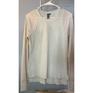 Sweaty Betty Women's Size XS Green Ventilated Long Sleeve Athletic Shirt